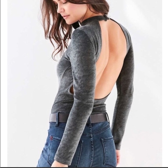 UO Open-Back Textured Bodysuit - Picture 2 of 8